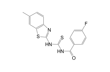 thiourea, N-(4-fluorobenzoyl)-N'-(6-methyl-2-benzothiazolyl)-