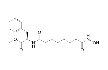 (2R)-2-[[8-(hydroxyamino)-1,8-dioxooctyl]amino]-3-phenylpropanoic acid methyl ester