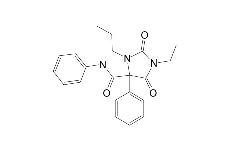 3-ETHYL-5-PHENYL-5-PHENYLCARBAMOYL-1-PROPYLHYDANTOIN