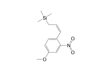 1-(2-Nitro-4-methoxyphenyl)-3-(trimethylsilyl)prop-1-ene