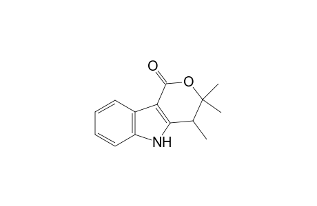 Pyrano[4,3-b]indol-1(3H)-one, 4,5-dihydro-3,3,4-trimethyl-