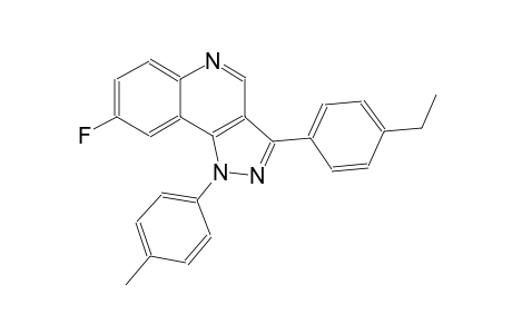 3-(4-ethylphenyl)-8-fluoro-1-(4-methylphenyl)-1H-pyrazolo[4,3-c]quinoline