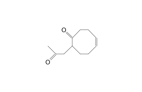 8-(2-Oxo-propyl)-cyclooct-4-en-1-one