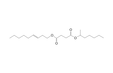 Succinic acid, hept-2-yl non-3-en-1-yl ester