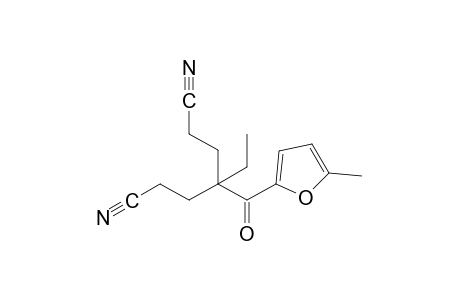 4-ethyl-4-(5-methyl-2-furoyl)heptanedinitrile