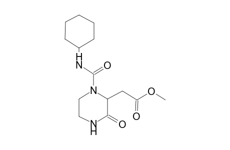 methyl {1-[(cyclohexylamino)carbonyl]-3-oxo-2-piperazinyl}acetate