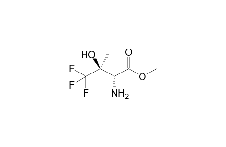 (2R,3S)-Methyl 2-amino-4,4,4-trifluoro-3-hydroxy-3-methylbutanoate