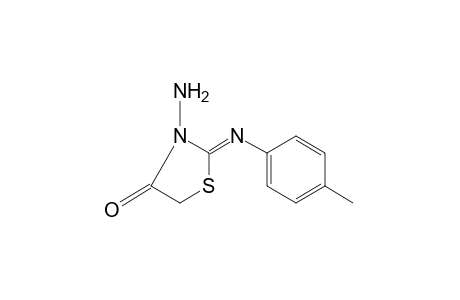 3-AMINO-2-(p-TOLYLIMINO)-4-THIAZOLIDINONE