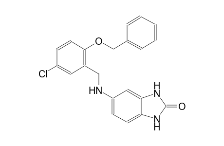 5-{[2-(benzyloxy)-5-chlorobenzyl]amino}-1,3-dihydro-2H-benzimidazol-2-one