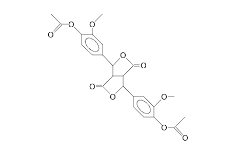 9,9'-Dihydroxy-pinoresinol diacetate dilactone
