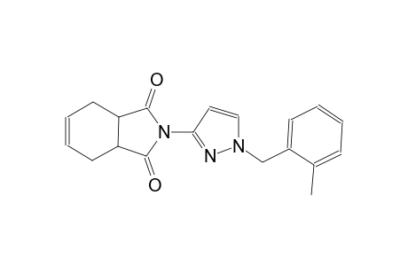 2-[1-(2-methylbenzyl)-1H-pyrazol-3-yl]-3a,4,7,7a-tetrahydro-1H-isoindole-1,3(2H)-dione