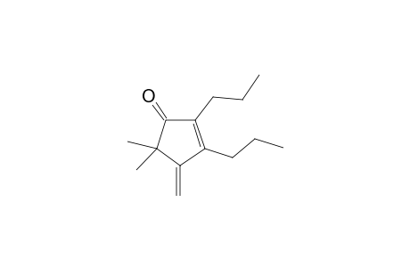 4-Methylidene-2,3-dipropyl-5,5-dimethylcyclopent-2-enone