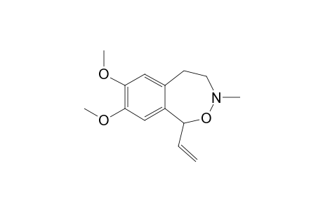 1-Ethenyl-7,8-dimethoxy-3-methyl-4,5-dihydro-1H-2,3-benzoxazepine