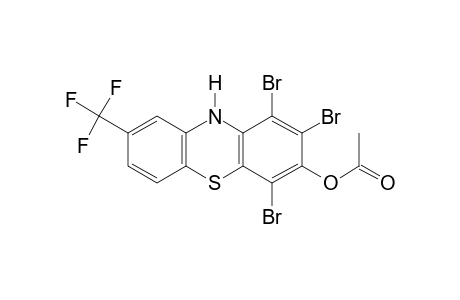 1,2,4-TRIBROMO-8-(TRIFLUOROMETHYL)PHENOTHIAZIN-3-OL, ACETATE (ESTER)