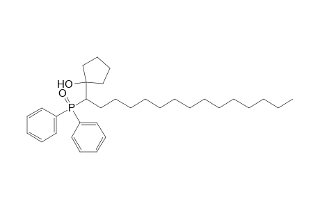 Cyclopentanol, 1-[1-(diphenylphosphinyl)pentadecyl]-, (.+-.)-