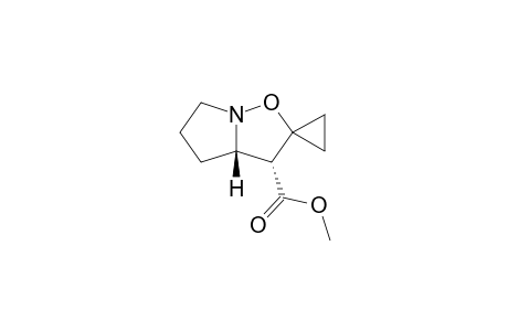 endo-(3'R*,3'aS*)-3'-(1-Methoxy-1-oxomethyl)hexahydrospiro[cyclopropane-1,2'-pyrrolo[1,2-b]isoxazole]