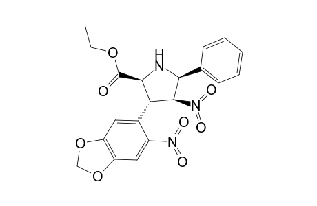 endo-2-Ethoxycarbonyl-4-nitro-3-(6-nitro-1,3-benzodioxole-5-yl)-5-phenylpyrrolidine