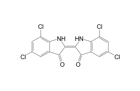 3H-Indol-3-one, 5,7-dichloro-2-(5,7-dichloro-1,3-dihydro-3-oxo-2H-indol-2-ylidene)-1,2-dihydro-