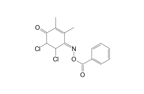 (1Z)-5,6-Dichloro-2,3-dimethyl-2-cyclohexene-1,4-dione 1-(O-benzoyloxime)