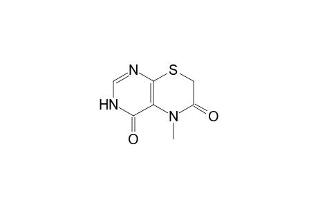 5-Methyl-5H-pyrimido(4,5-b)(1,4)thiazine-4,6(3H,7H)dione