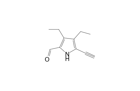 3,4-Diethyl-5-ethynyl-1H-pyrrole-2-carbaldehyde