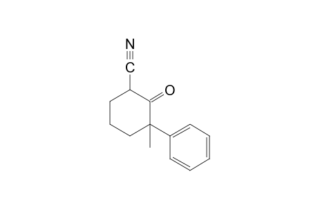 3-methyl-2-oxo-3-phenylcyclohexanecarbonitrile