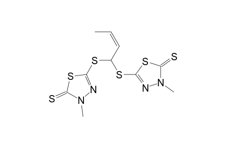 5,5'-[(Z)-but-2-enylidenedithio]-bis[3-methyl-1,3,4-thiadiazole-2(3H)-thione]