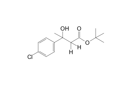 p-chloro-beta-hydroxy-beta-methylhydrocinnamic acid, tert-butyl ester