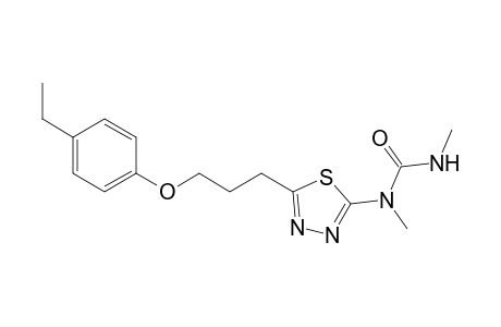 Urea, N-[5-[3-(4-ethylphenoxy)propyl]-1,3,4-thiadiazol-2-yl]N,N'-dimethyl-