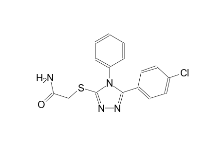 2-{[5-(4-chlorophenyl)-4-phenyl-4H-1,2,4-triazol-3-yl]sulfanyl}acetamide