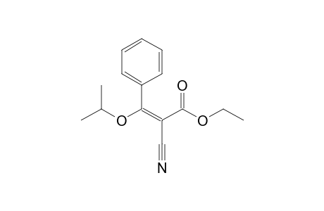 Ethyl 2-cyano-3-isopropoxy-3-phenylpropenoate