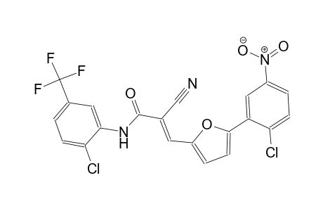 (2E)-3-[5-(2-chloro-5-nitrophenyl)-2-furyl]-N-[2-chloro-5-(trifluoromethyl)phenyl]-2-cyano-2-propenamide