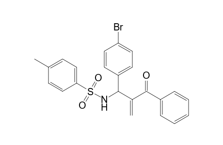 N-[1-(4-bromophenyl)-2-(phenylcarbonyl)prop-2-enyl]-4-methyl-benzenesulfonamide