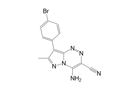 4-amino-8-(4-bromophenyl)-7-methylpyrazolo[5,1-c][1,2,4]triazine-3-carbonitrile