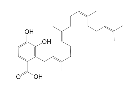 2-(Geranyl/geranyl)]-3,4-dihydroxybenzoic Acid