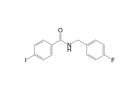 N-(4-Fluoro-benzyl)-4-iodo-benzamide