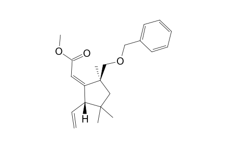 Methyl (Z)-[(2S*,5S*)-5-Benzyloxymethyl-3,3,5-trimethyl-2-vinyl-1-cyclopentylidene]acetate