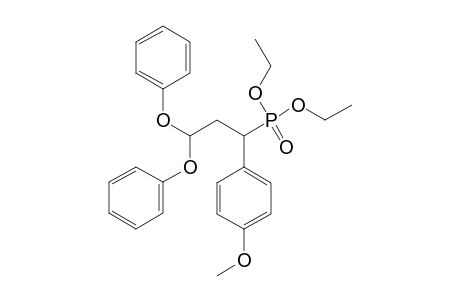 DIETHYL-1-(4-METHOXYPHENYL)-3,3-DIPHENOXYPROPYLPHOSPHONATE