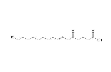 (E)-16-hydroxy-5-keto-hexadec-7-enoic acid