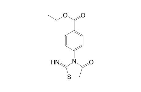 Ethyl 4-(2-imino-4-oxo-1,3-thiazolidin-3-yl)benzoate