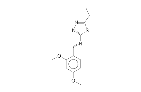 2-(2,4-Dimethoxybenzylideneamino)-5-ethyl-1,3,4-thiadiazole