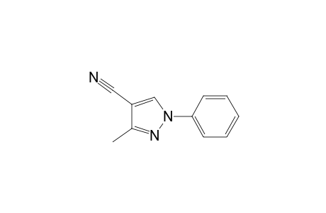 3-Methyl-1-phenyl-4-pyrazolecarbonitrile