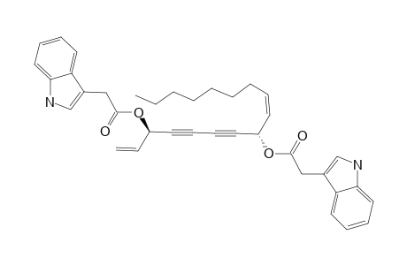 2-(1H-indol-3-yl)acetic acid [(1S,6R)-6-[2-(1H-indol-3-yl)acetyl]oxy-1-[(Z)-non-1-enyl]oct-7-en-2,4-diynyl] ester