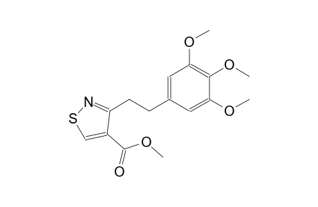 Isothiazole-4-carboxylic acid, 3-[2-(3,4,5-trimethoxyphenyl)ethyl]-, methyl ester