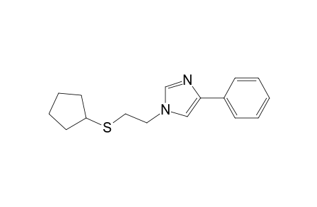 1-(2-cyclopentylsulfanylethyl)-4-phenyl-imidazole