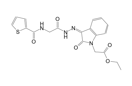 ethyl [(3Z)-2-oxo-3-({[(2-thienylcarbonyl)amino]acetyl}hydrazono)-2,3-dihydro-1H-indol-1-yl]acetate