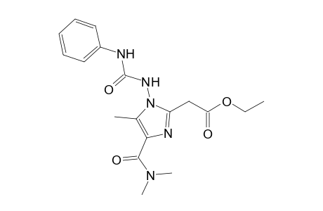 Ethyl {1-[(anilinocarbonyl)amino]-4-[(dimethylamino)carbonyl]-5-methyl-1H-imidazol-2-yl}acetate