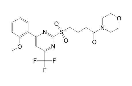 morpholine, 4-[4-[[4-(2-methoxyphenyl)-6-(trifluoromethyl)-2-pyrimidinyl]sulfonyl]-1-oxobutyl]-