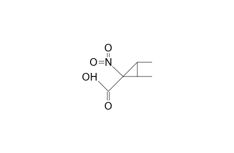 trans, trans-2,3-Dimethyl-1-nitro-cyclopropanecarboxylic acid