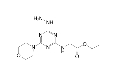 (4-Hydrazino-6-morpholin-4-yl-[1,3,5]triazin-2-ylamino)acetic acid, ethyl ester